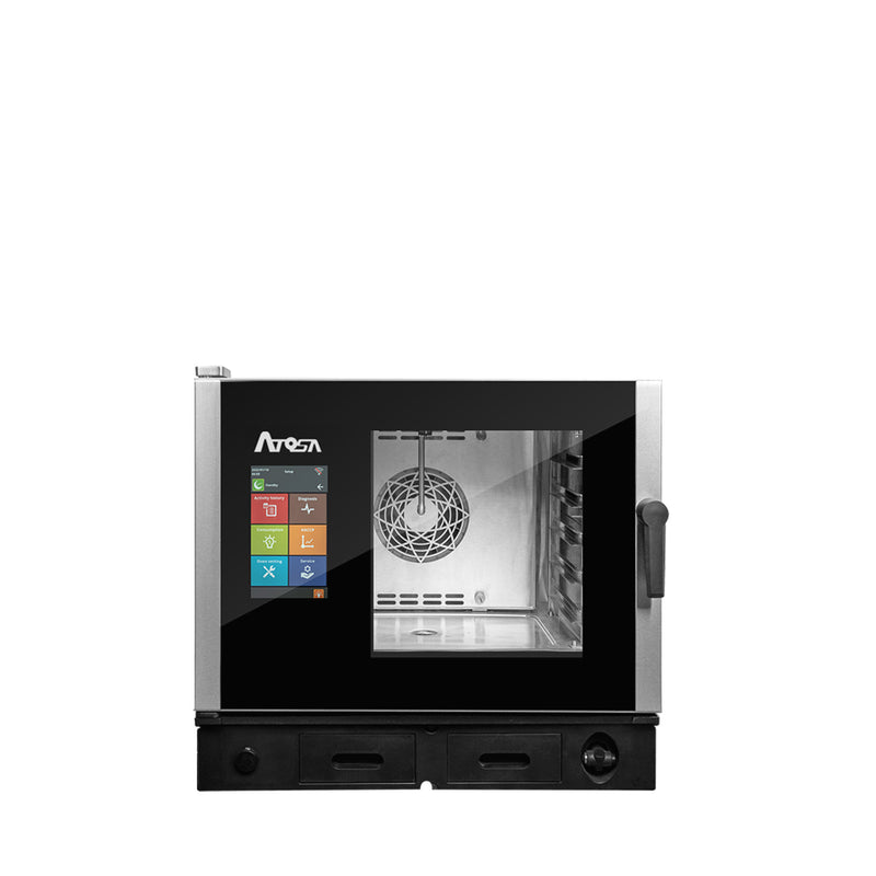 Atosa AEC-0511E 5 Pan Smart Touch Electric Combi Oven - 208/240 V