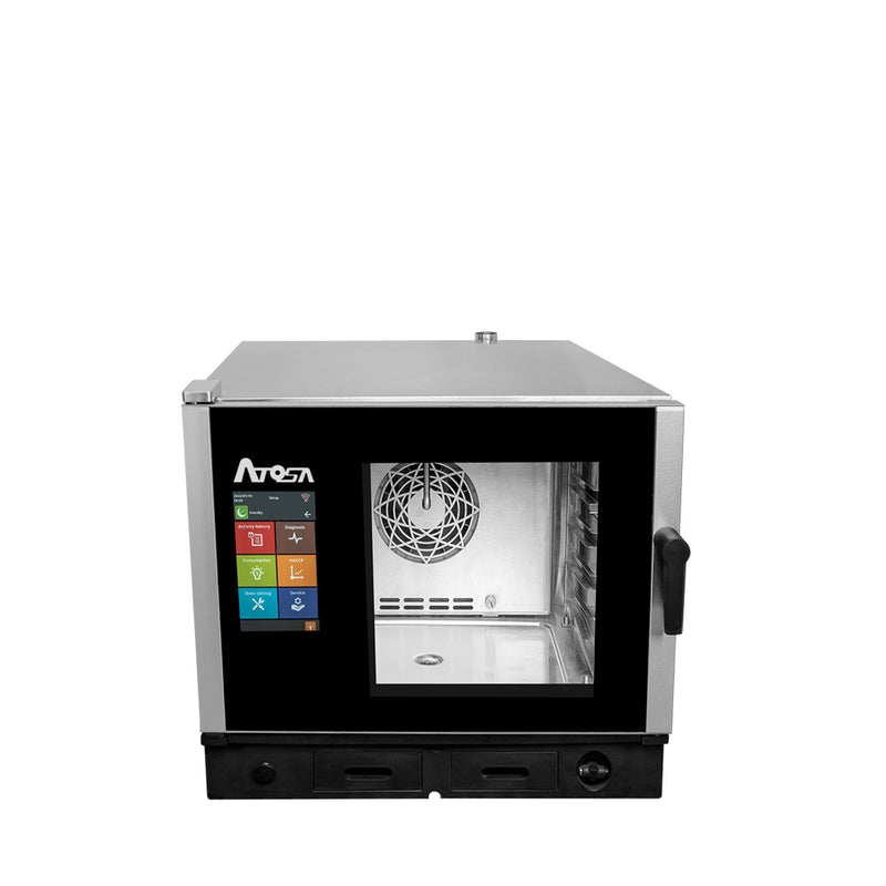 Atosa AEC-0511E 5 Pan Smart Touch Electric Combi Oven - 208/240 V