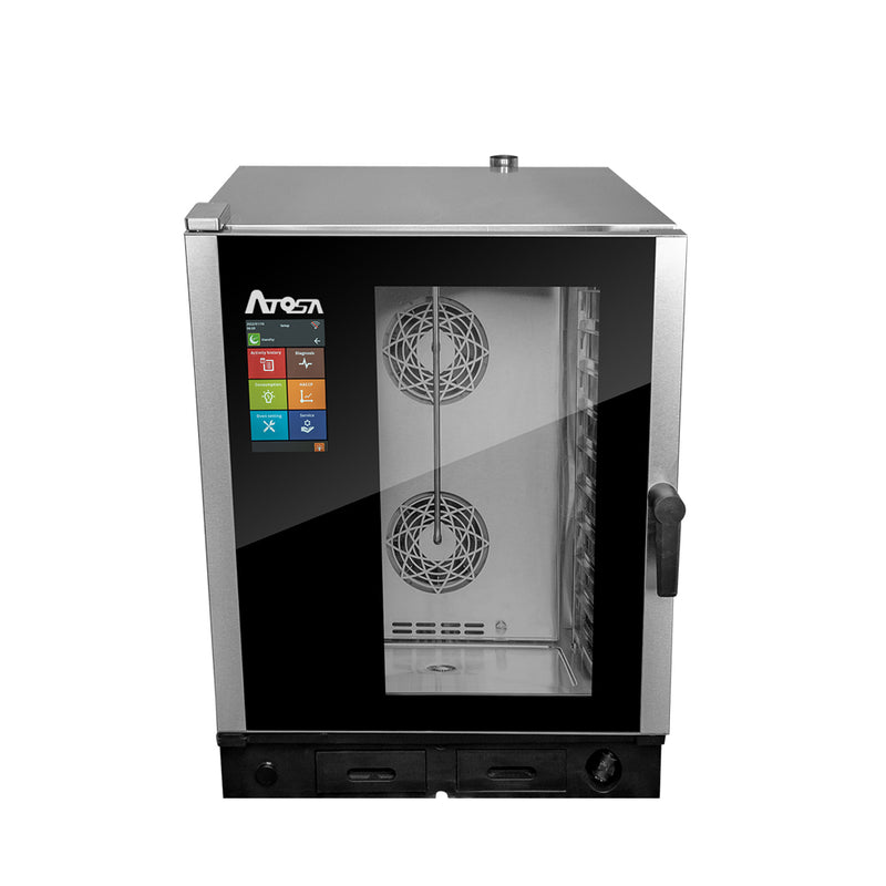 Atosa AEC-1011E 10 Pan Smart Touch Electric Combi Oven - 208/240 V