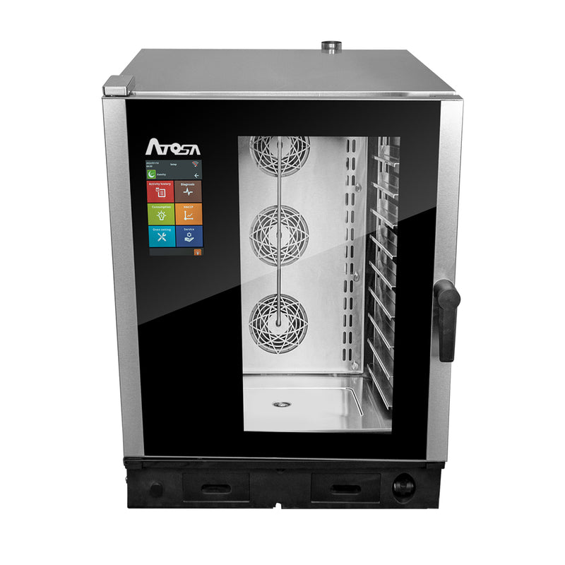 Atosa AEC-1021E 10 Pan Smart Touch Electric Combi Oven - 208/240 V