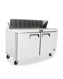 Atosa MSF8303GR Double Door 60" Refrigerated Sandwich Prep Table