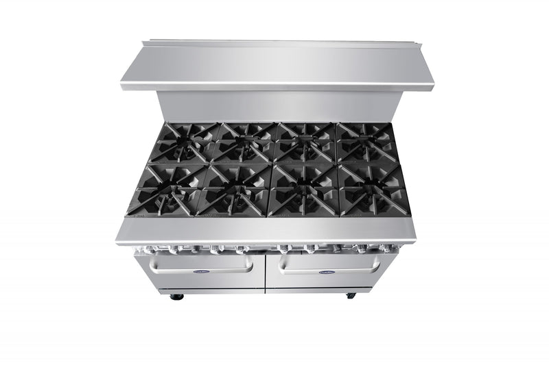 Atosa AGR-8B 48" Natural Gas/Propane 8 Burner Stove Top Range