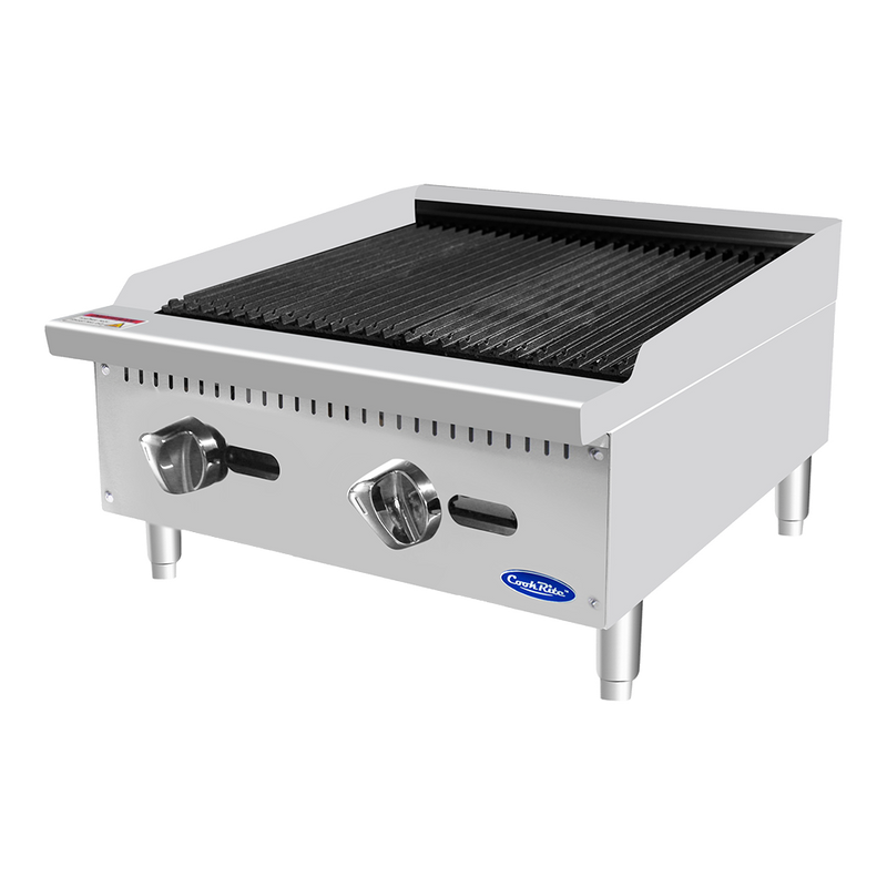 Atosa ATCB-24 24″ Natural Gas/Propane Lava Rock Charbroiler