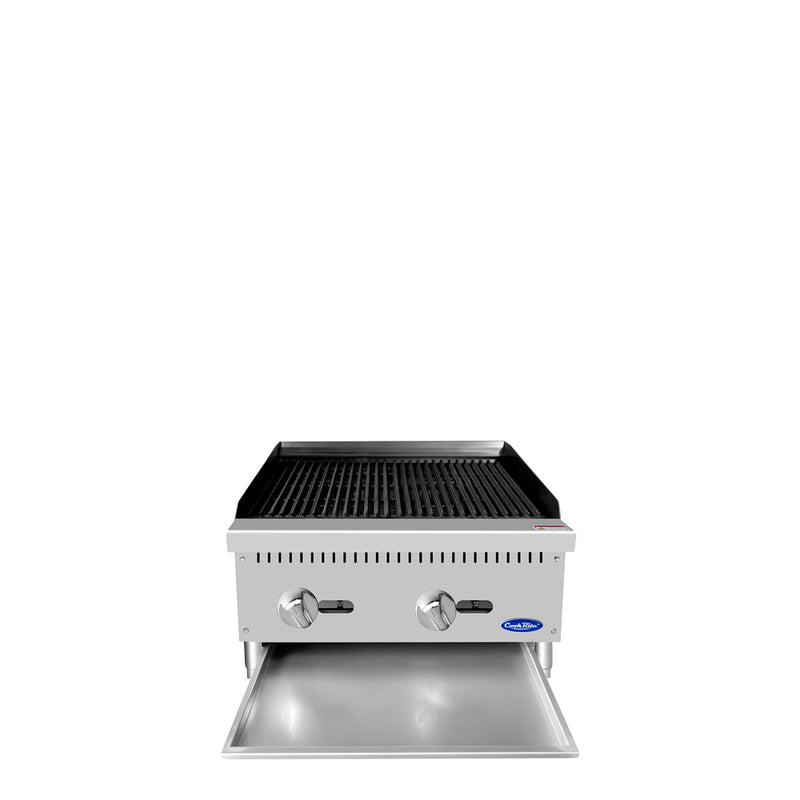 Atosa ATCB-24 24″ Natural Gas/Propane Lava Rock Charbroiler