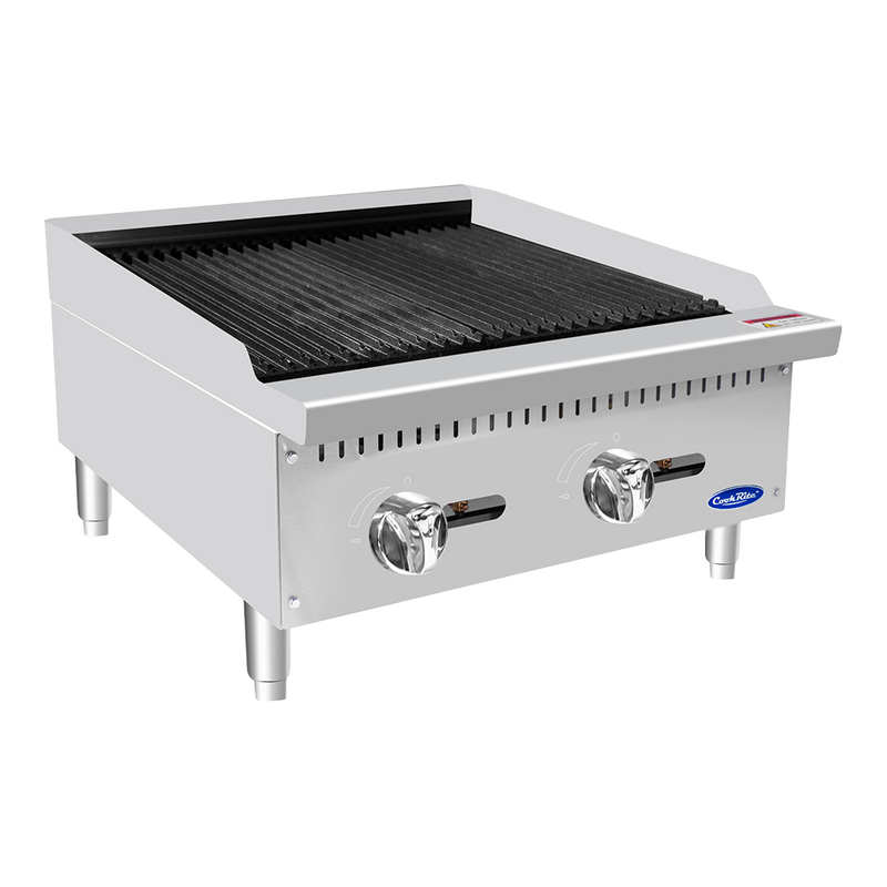 Atosa ATCB-24 24″ Natural Gas/Propane Lava Rock Charbroiler