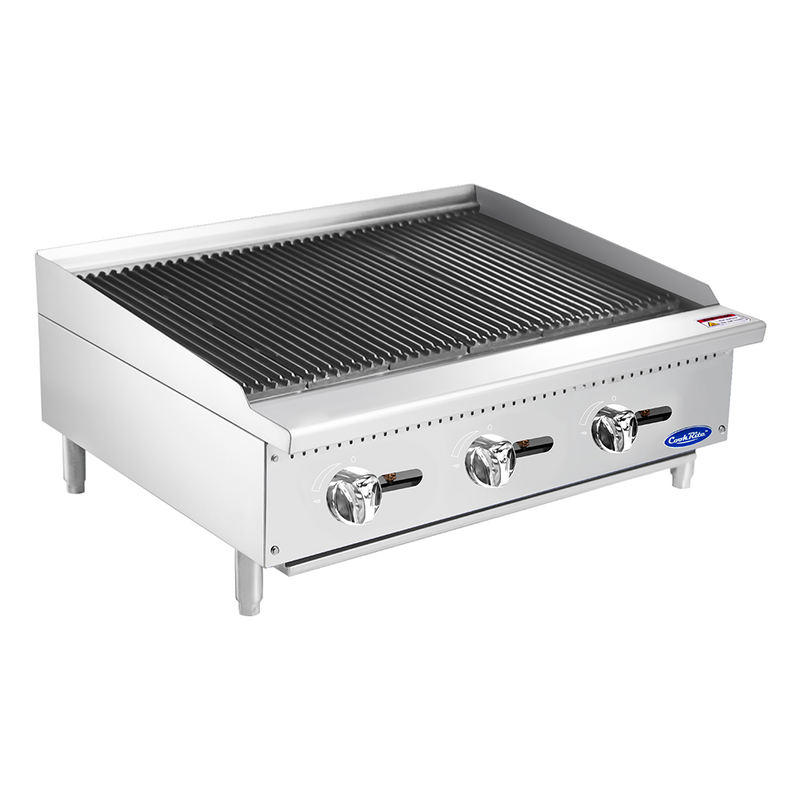 Atosa ATCB-36 36″ Natural Gas/Propane Lava Rock Charbroiler