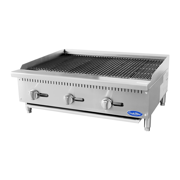 Atosa ATCB-36 36″ Natural Gas/Propane Lava Rock Charbroiler