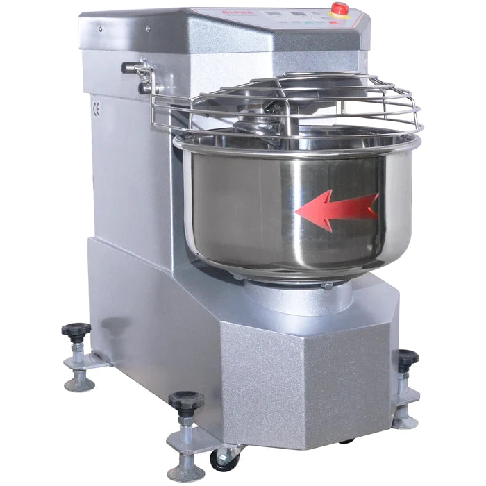 Alpha Commercial 20Qt Capacity Ten Speed Spiral Mixer- 120V