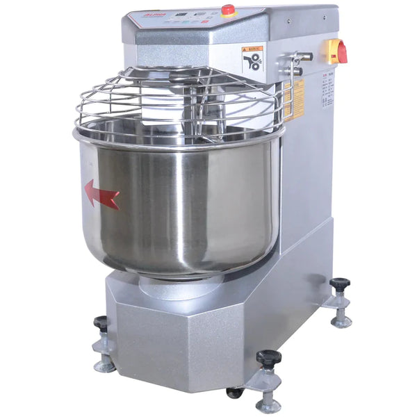 Alpha Commercial 40Qt Capacity Ten Speed Spiral Mixer- 208V Single Phase