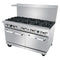 Atosa AGR-10B 60" Natural Gas/Propane 10 Burner Stove Top Cooking Range