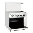 Atosa AGR-36G 36" Natural Gas/Propane 6 Burner Stove Top Cooking Range