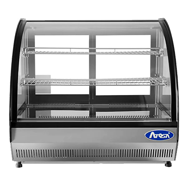 Atosa CRDC-35 Counter Top 28" Curved Glass Refrigerated Pastry Display Case