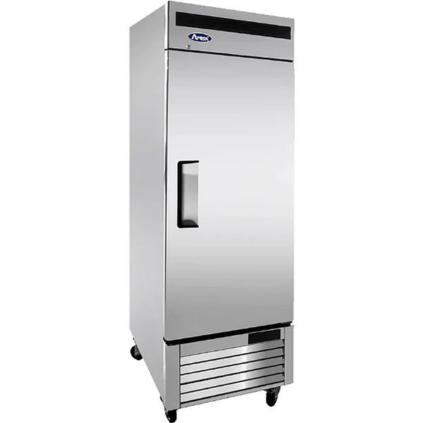 Atosa MBF8505GR Bottom Mount 27" Single Solid Right Hinged Door Stainless Steel Refrigerator