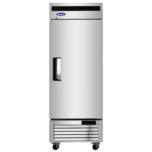 Atosa MBF8501GR Bottom Mount 27" Wide Right Hinged Single Solid Door Stainless Steel Freezer