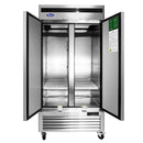 Atosa MBF8502GR Bottom Mount Slim Double Solid Door 40" Wide Stainless Steel Freezer