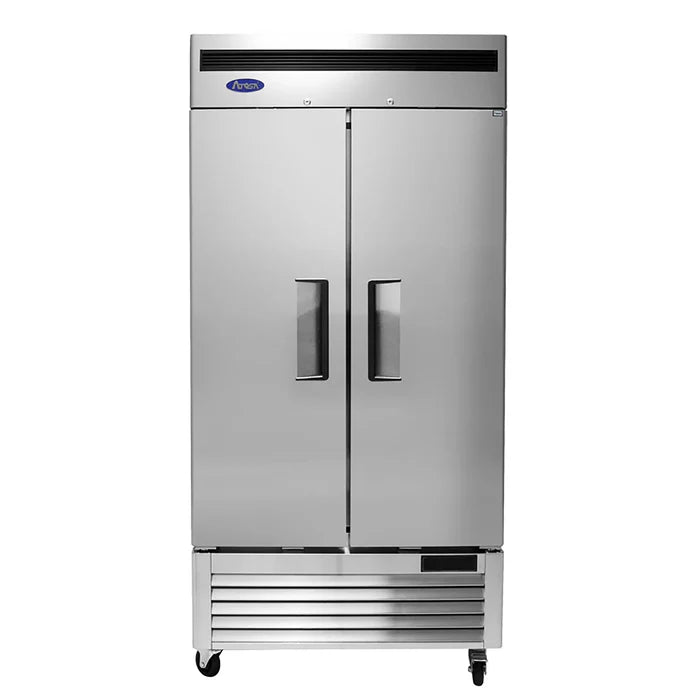 Atosa MBF8502GR Bottom Mount Slim Double Solid Door 40" Wide Stainless Steel Freezer