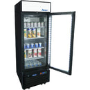 Atosa MCF8725GR Single Door 24" Wide Glass Display Refrigerator