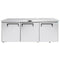 Atosa MGF8404GR Triple Door 72" Undercounter Refrigerated Work Table