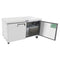 Atosa MGF8407GR Double Door 60" Undercounter Freezer Work Table