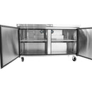 Atosa MGF8407GR Double Door 60" Undercounter Freezer Work Table