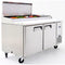 Atosa MPF8202GR Double Door 67" Refrigerated Pizza Prep Table