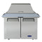 Atosa MSF3615GR Double Door 36" Refrigerated Mega Top Sandwich Prep Table