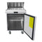 Atosa MSF8301GR Single Door 27" Refrigerated Sandwich Prep Table