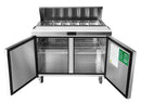 Atosa MSF8302GR Double Door 48" Refrigerated Sandwich Prep Table