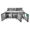 Atosa MSF8304GR Triple Door 72" Refrigerated Sandwich Prep Table