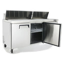 Atosa MSF8308GR Triple Door 72" Refrigerated Mega Top Sandwich Prep Table