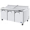 Atosa MSF8304GR Triple Door 72" Refrigerated Sandwich Prep Table