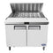 Atosa MSF8306GR Double Door 48" Refrigerated Mega Top Sandwich Prep Table