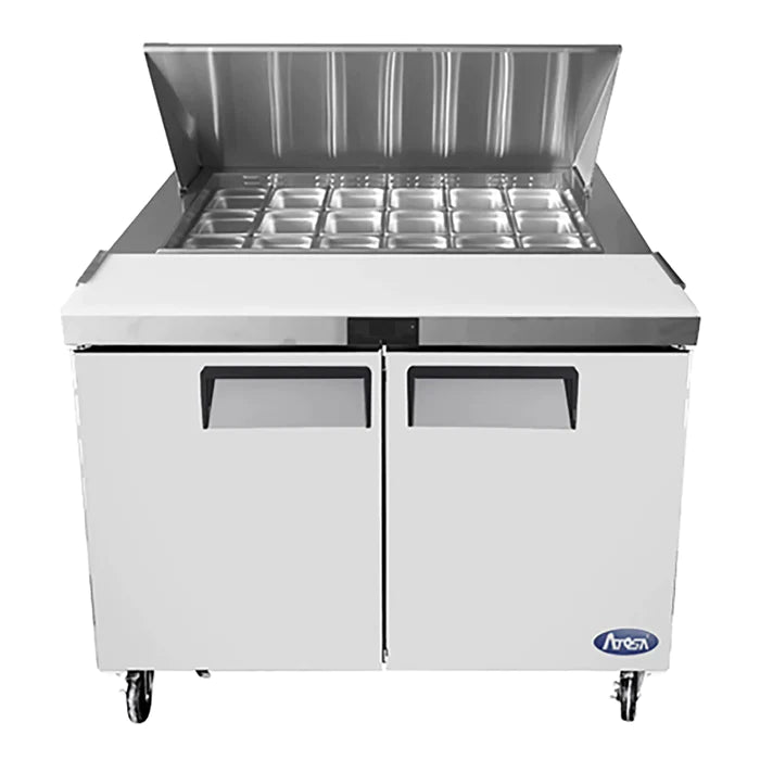 Atosa MSF8306GR Double Door 48" Refrigerated Mega Top Sandwich Prep Table