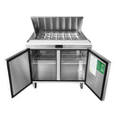 Atosa MSF8306GR Double Door 48" Refrigerated Mega Top Sandwich Prep Table