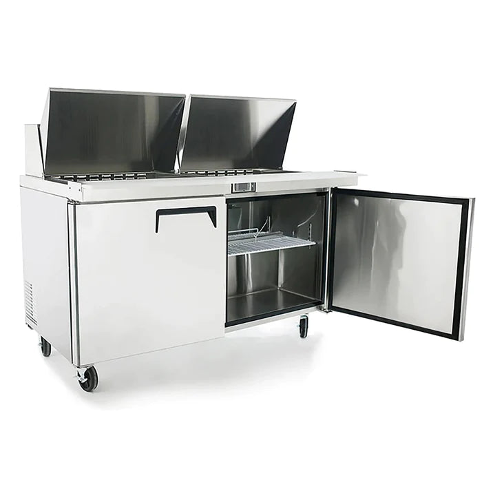 Atosa MSF8307GR Double Door 60" Refrigerated Mega Top Sandwich Prep Table