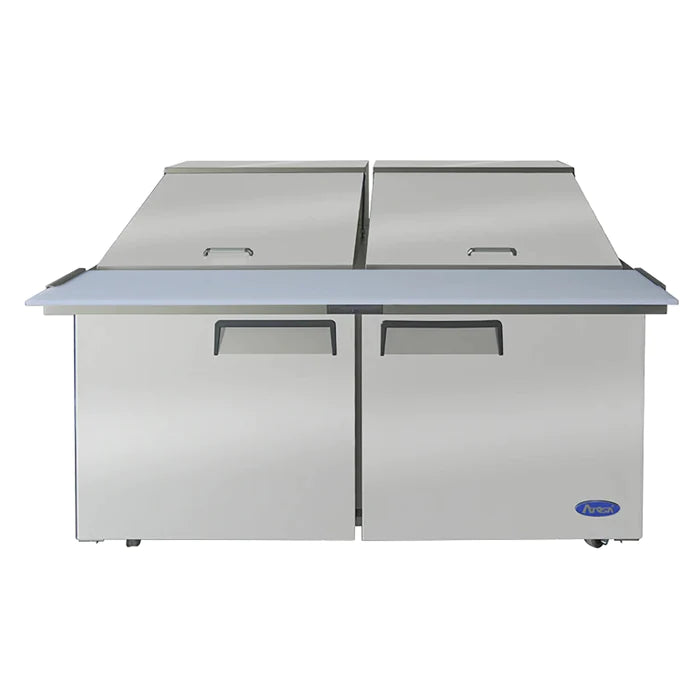 Atosa MSF8307GR Double Door 60" Refrigerated Mega Top Sandwich Prep Table