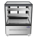 Atosa RDCS-35 Square Glass 2 Tier 36" Refrigerated Pastry Display Case