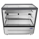 Atosa RDCS-48 Square Glass 2 Tier 48" Refrigerated Pastry Display Case