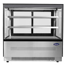 Atosa RDCS-48 Square Glass 2 Tier 48" Refrigerated Pastry Display Case