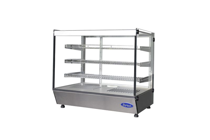 Atosa CHDS-53 Countertop 28" Wide Square Glass Display Food Warmer