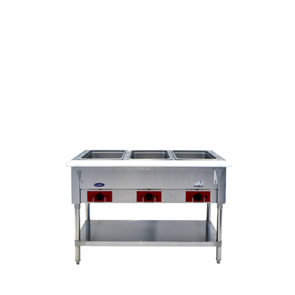 Atosa CSTEA-3C Electric 3 Open Well Steam Table-120V