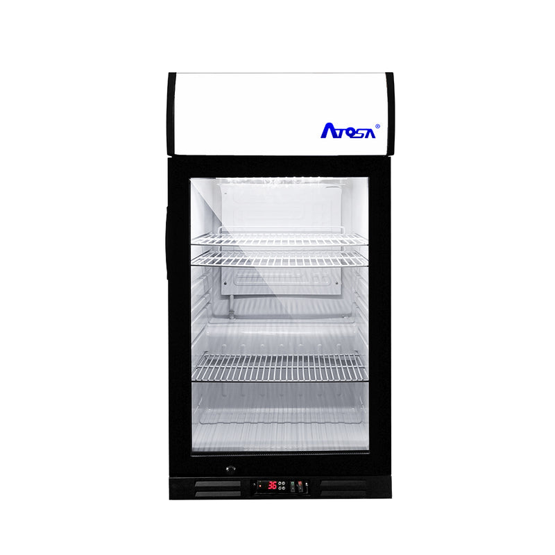 Atosa CTD-3ST 18" Countertop Glass Door Refrigerator Merchandiser