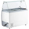 Duracold DIPC-50 Ice Cream Dipping Cabinet/Gelato Freezer - 8 Tub/9 Pan Capacity, With or Without Sneeze Guard