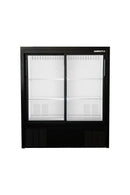 Habco ESM14SL54HC 47"W×54"H Double Sliding Glass Door Merchandising Refrigerator