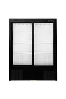 Habco ESM14SL60HC 47"W×60"H Double Sliding Glass Door Merchandising Refrigerator