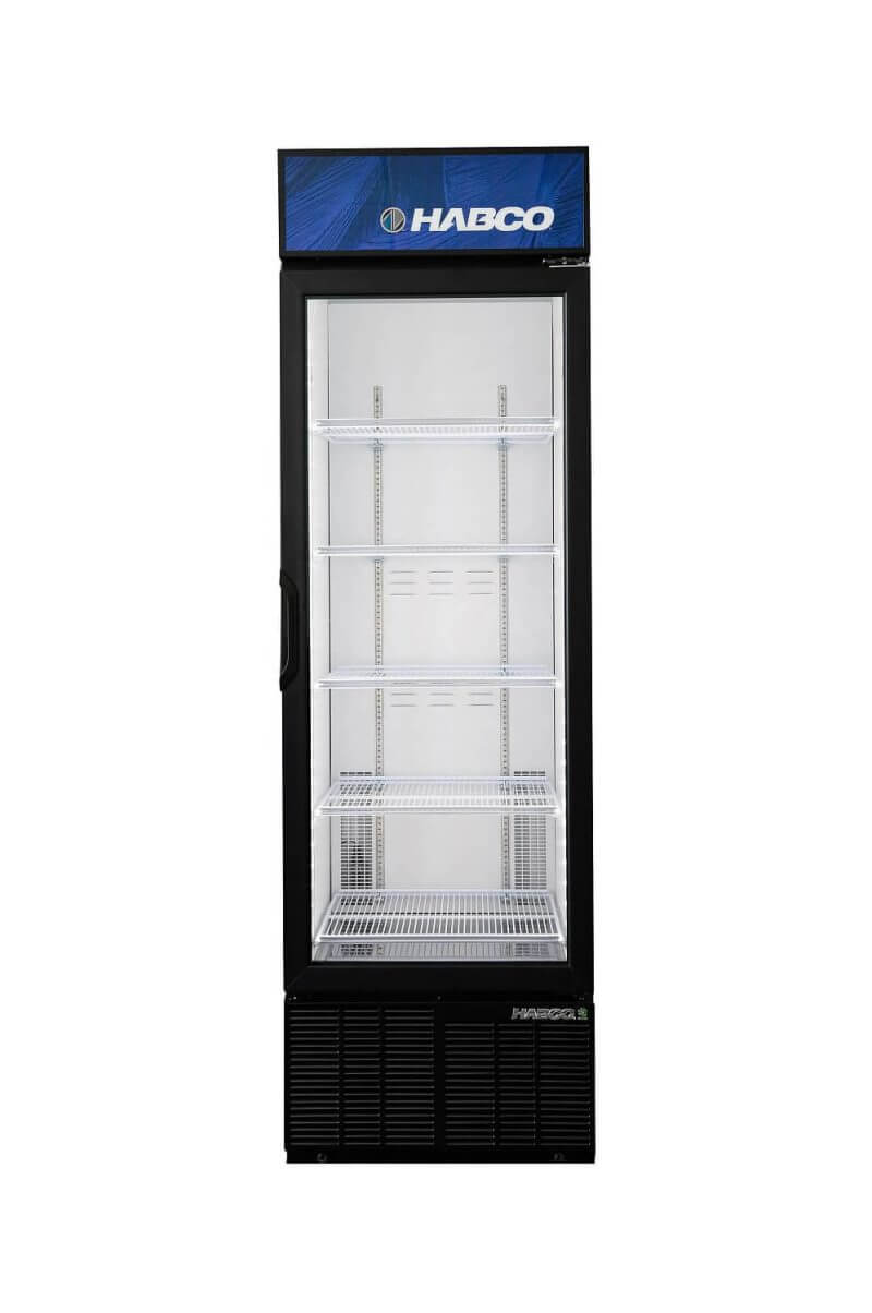 Habco ESM18HC 24" Single Glass Door Merchandising Refrigerator