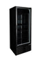 Habco ESM28HCTD-BLK 30" Black Single Full Height Glass Door Display Merchandising Refrigerator