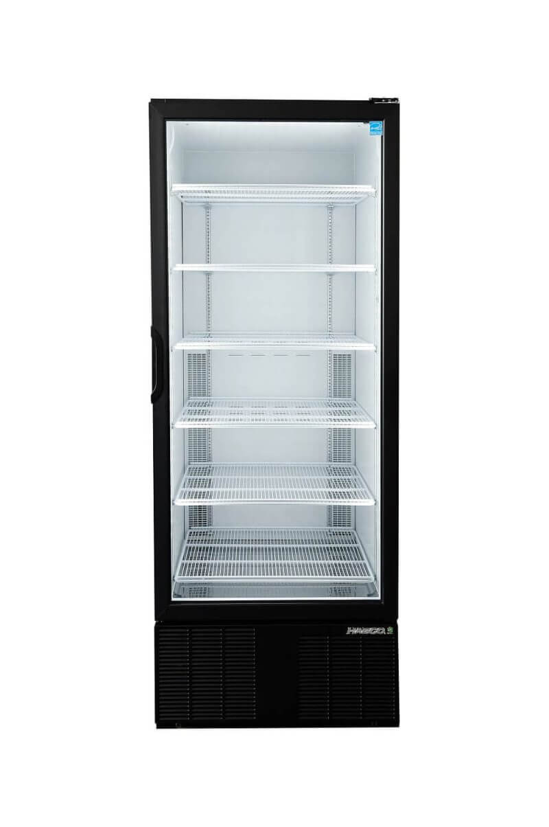 Habco ESM28HCTD 30" Single Full Height Glass Door Display Merchandising Refrigerator