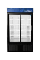 Habco ESM42HC 47" Double Sliding Glass Door Merchandising Refrigerator