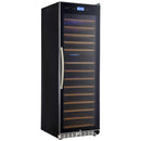 Eurodib USF168 Black Single/Dual Temperature Wine Display Cooler/Cainet -165 Bottle Capacity